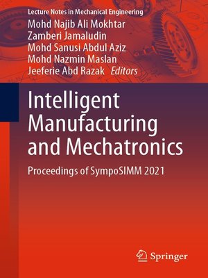 cover image of Intelligent Manufacturing and Mechatronics